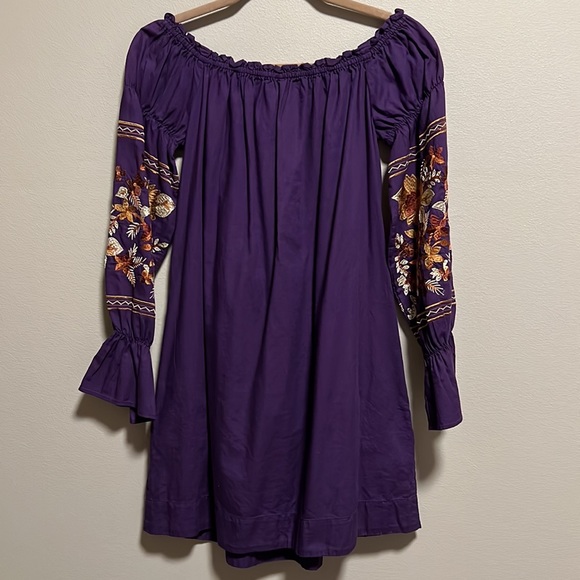 Free People Fleur Du Jour Mini Shift Dress - Picture 8 of 13